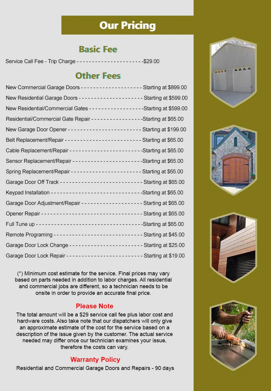 HighTech Garage Doors Seattle, WA 206-855-6108