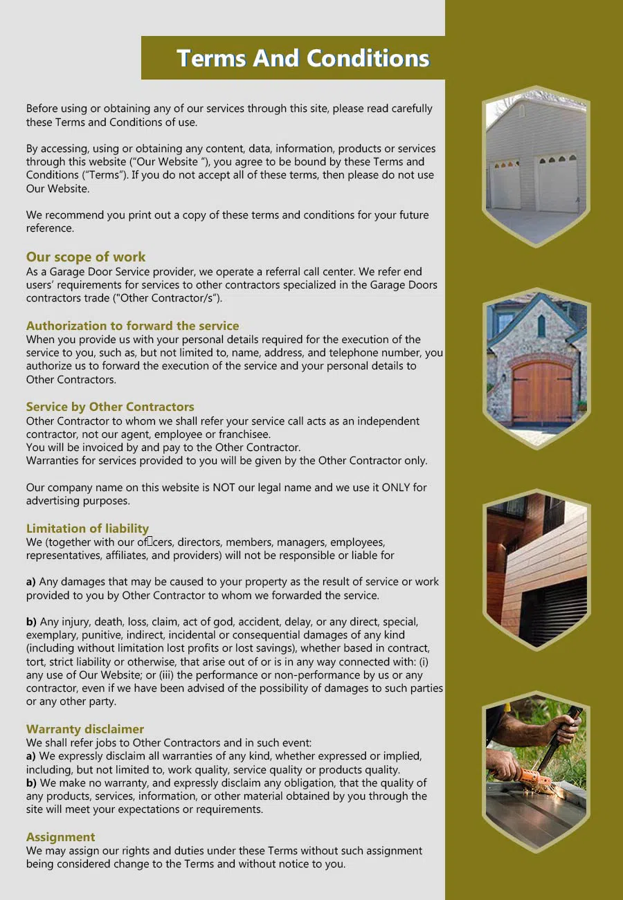 HighTech Garage Doors Seattle, WA 206-855-6108